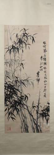 A Xi chan's bamboo painting