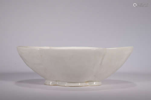 A white glazed bowl