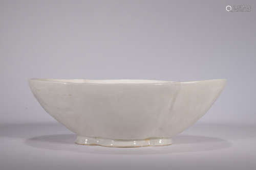 A white glazed bowl