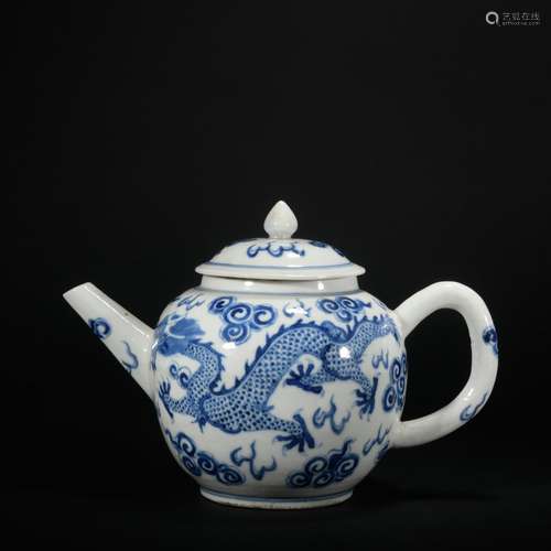 Chinese Blue-and-white Teapot