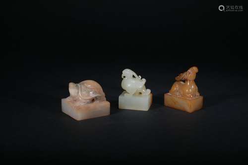 A set of jade seal