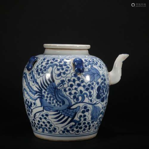 Chinese Blue-and-white Teapot