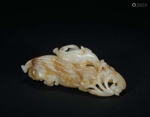 Chinese White Jade Carving