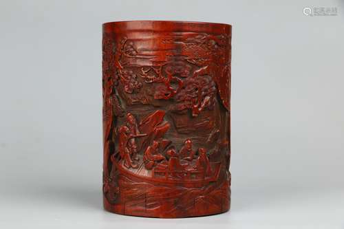 Chinese Bamboo Brush Pot