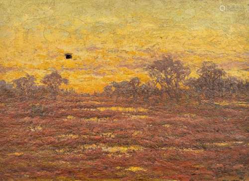 Djef ANTEN (1851-1913) 'landscape' a painting, oil o...
