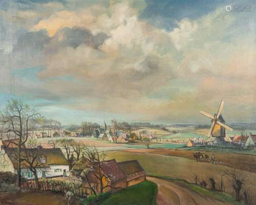 Frans PEREBOOM (1897-1969) 'Lente in 't Vlaamsche La...