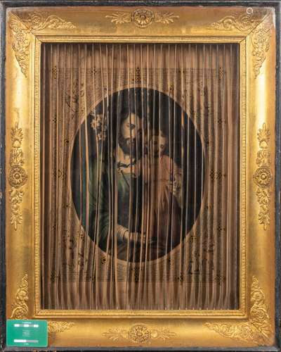 A frame made during the Empire period, with images of Christ...