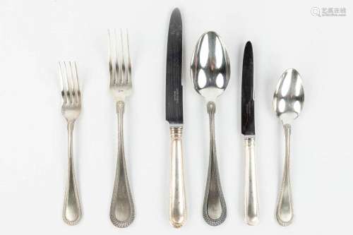 A 60-piece flatware set made by Wolfers, silver, marked A835...