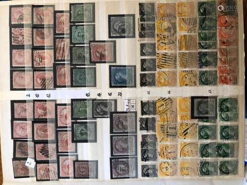 CANADA 1851-1975. Used dealer stock with large number of sta...