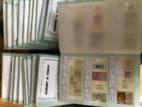 ISRAEL 24 x FILLED CIRCUIT BOOKS READY TO GO, 1000s stamps a...