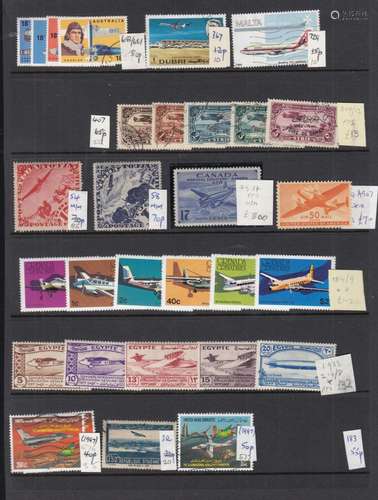 THEMATIC AIR/ ROAD TRANSPORT. 100s stamps all set out on sto...