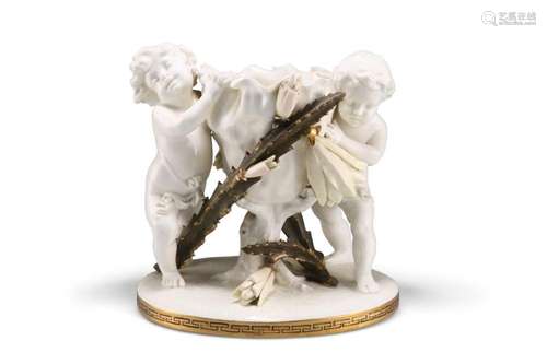 A MOORE BROTHERS PORCELAIN CENTREPIECE, CIRCA 1880-90, model...