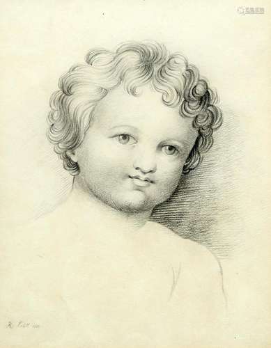 H*** VILETT, PORTRAIT OF A YOUNG CHILD, signed and dated 182...