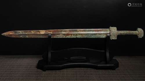 旧藏 铭文剑