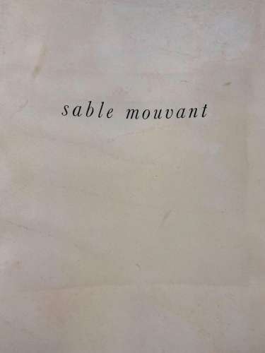 REVERDY (Pierre)  Sable mouvant
