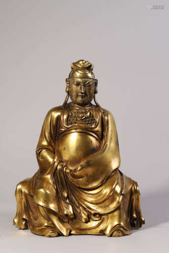 Gilt Bronze Figure of Buddha