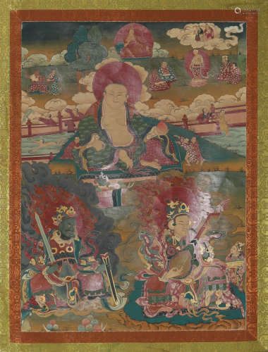 Embroidered Thangka of Buddha