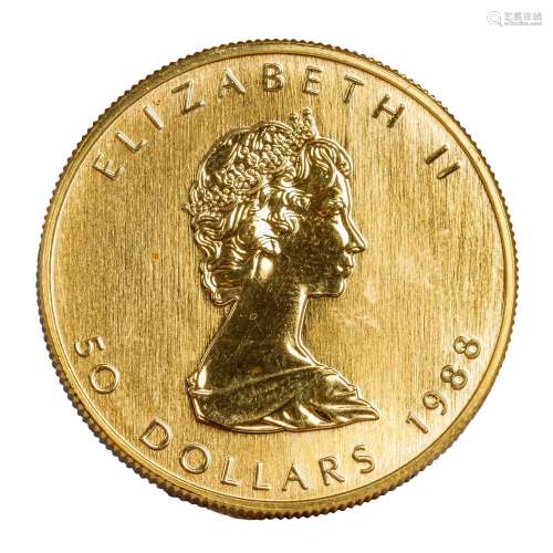 Canadan Gold Coin.