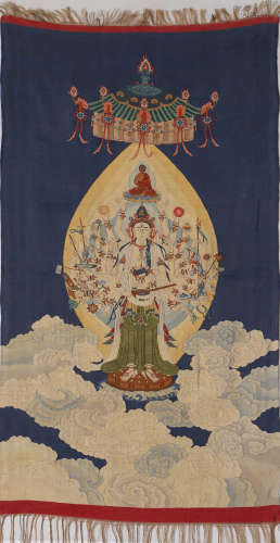 Embroidered Kesi of Guanyin