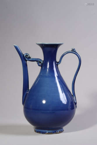 Blue Glaze Ewer