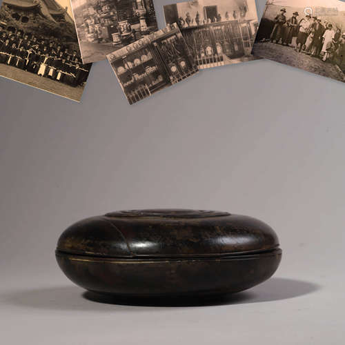 Carved Sandalwood Box and Cover