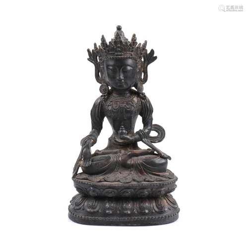 A Chinese Bronze Buddha