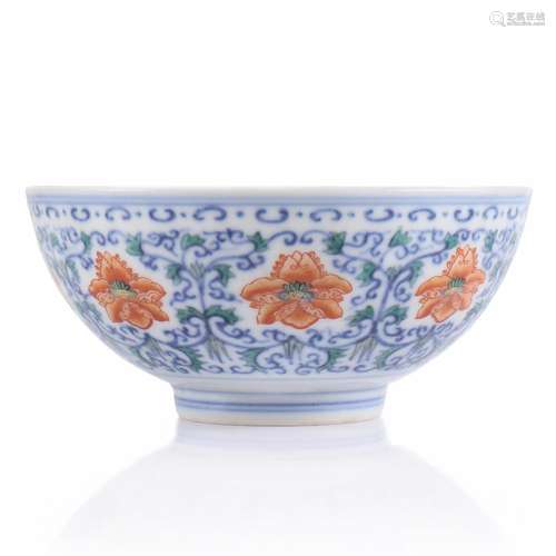 A Chinese Dou Cai Porcelain Bowl