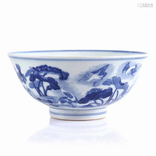 A Chinese Blue And White Porcelain Bowl