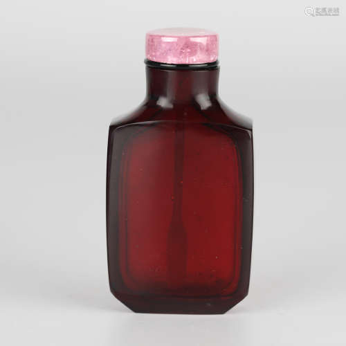 18th,Glass snuff bottle
