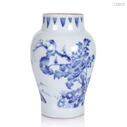 A Chinese Blue And White Porcelain Jar