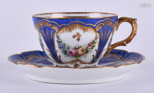 Cup and saucer Sevres