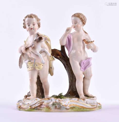 Figure group Meissen 19th century