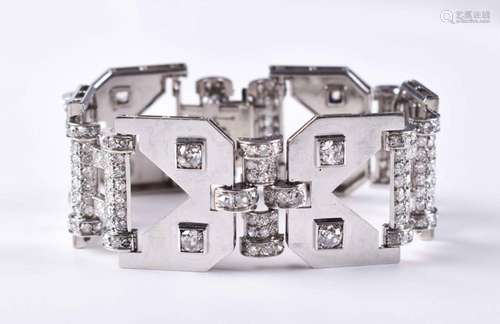 extraordinary designer bracelet around 1935/40