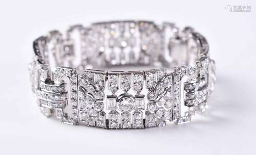 Art Deco diamond bracelet