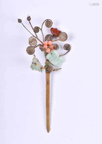 kingfisher hairpin China Qing dynasty 19th century