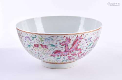 Famille Rose bowl China Qing dynasty