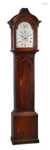 A George III Cornish mahogany longcase clock