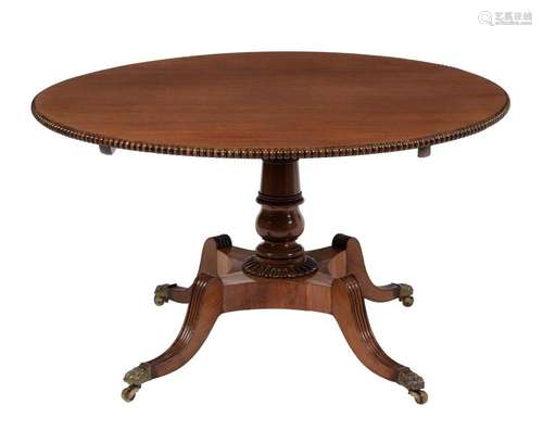 A Regency mahogany centre table