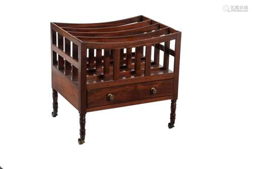 A Regency mahogany Canterbury