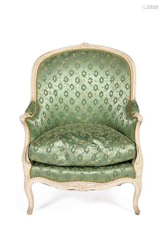 A French bergere armchair