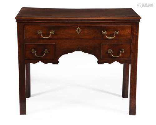 A George III mahogany side table