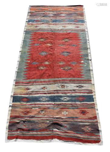 A Kilim gallery carpet