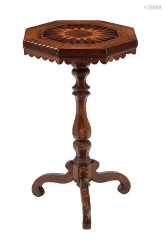 A Victorian mahogany tripod table