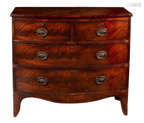 A Regency mahogany chest of drawers