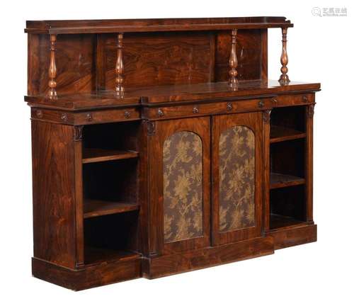 Y A William IV rosewood side cabinet