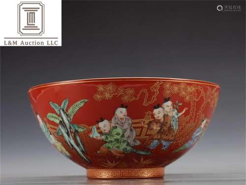 A Chinese Famille Rose Porcelain Bowl