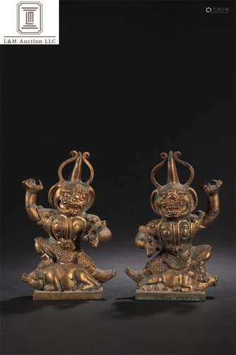 A Chinese Gilt Bronze Buddha Statue