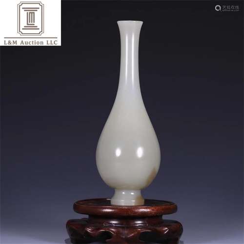 A Chinese Carved Jade Vase