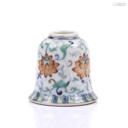 A Chinese Dou Cai Porcelain Water Pot