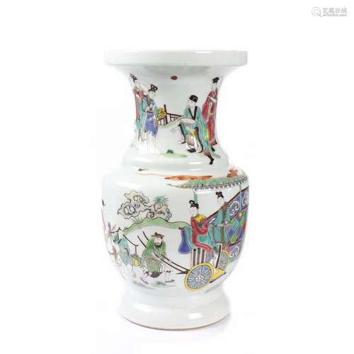 A Chinese Famille Rose Porcelain Vase